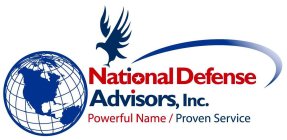 NATIONAL DEFENSE ADVISORS, INC. POWERFUL NAME / PROVEN SERVICE