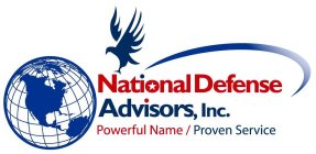 NATIONAL DEFENSE ADVISORS, INC. POWERFUL NAME / PROVEN SERVICE
