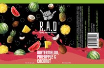R.A.D REALLY AWESOME DRINKS! WATERMELON, PINEAPPLE, & COCONUT