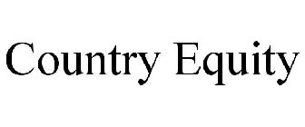 COUNTRY EQUITY