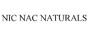 NIC NAC NATURALS