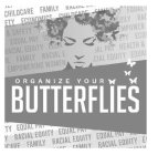 ORGANIZE YOUR BUTTERFLIES CHILDCARE FAMILY RACIAL EQUITY EQUAL PAY HEALTH & SAFETY ECONOMICS EMPOWERING WOMEN FAMILY