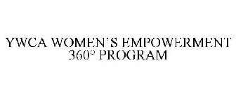YWCA WOMEN'S EMPOWERMENT 360° PROGRAM