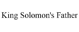 KING SOLOMON'S FATHER