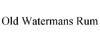 OLD WATERMANS RUM