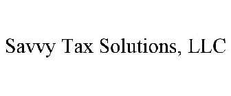 SAVVY TAX SOLUTIONS, LLC