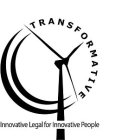 TRANSFORMATIVE INNOVATIVE LEGAL FOR INNOVATIVE PEOPLE