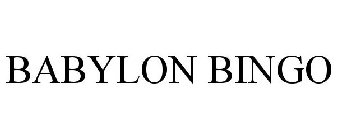 BABYLON BINGO