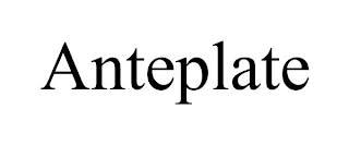ANTEPLATE