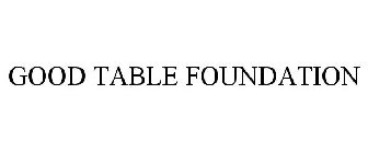 GOOD TABLE FOUNDATION