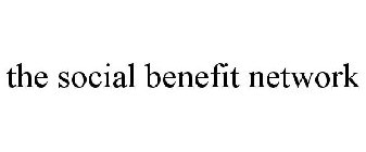 THE SOCIAL BENEFIT NETWORK