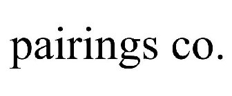 PAIRINGS CO.
