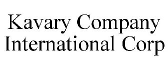 KAVARY COMPANY INTERNATIONAL CORP