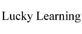 LUCKY LEARNING