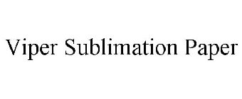 VIPER SUBLIMATION PAPER
