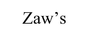 ZAW'S