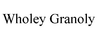 WHOLEY GRANOLY