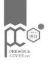 PC PERSON & COVEY, INC. EST 1941