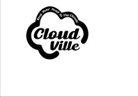 KEEP YOUR HEAD IN THE CLOUDS CLOUD VILLE