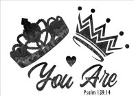 YOU ARE PSALM 139:14