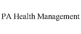 PA HEALTH MANAGEMENT