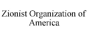 ZIONIST ORGANIZATION OF AMERICA