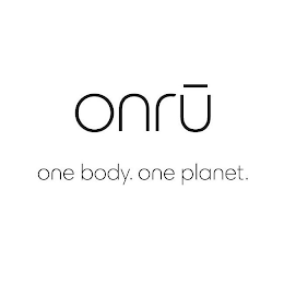 ONRU ONE BODY. ONE PLANET.