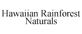 HAWAIIAN RAINFOREST NATURALS