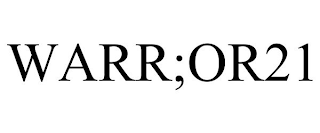 WARR;OR21