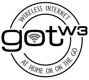 GOTW3 WIRELESS INTERNET AT HOME OR ON THE GO