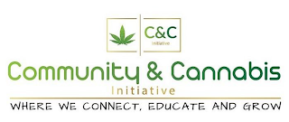 C&C INITIATIVE COMMUNITY & CANNABIS INITIATIVE WHERE WE CONNECT, EDUCATE AND GROW