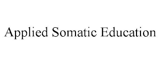 APPLIED SOMATIC EDUCATION