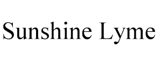 SUNSHINE LYME