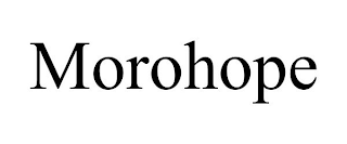 MOROHOPE