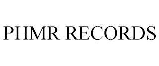 PHMR RECORDS