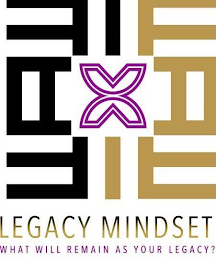 LEGACY MINDSET WHAT WILL REMAIN AS YOUR LEGACY?