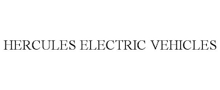 HERCULES ELECTRIC VEHICLES