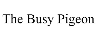THE BUSY PIGEON