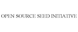 OPEN SOURCE SEED INITIATIVE