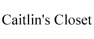 CAITLIN'S CLOSET