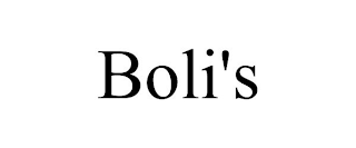 BOLI'S