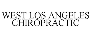 WEST LOS ANGELES CHIROPRACTIC