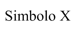 SIMBOLO X