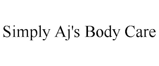 SIMPLY AJ'S BODY CARE