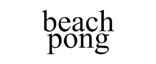 BEACH PONG