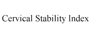 CERVICAL STABILITY INDEX