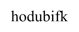 HODUBIFK