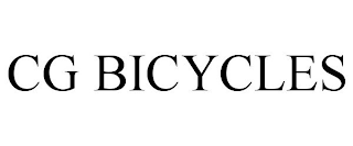 CG BICYCLES