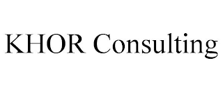 KHOR CONSULTING