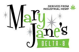 DERIVED FROM INDUSTRIAL HEMP MARY JANE'S DELTA-8